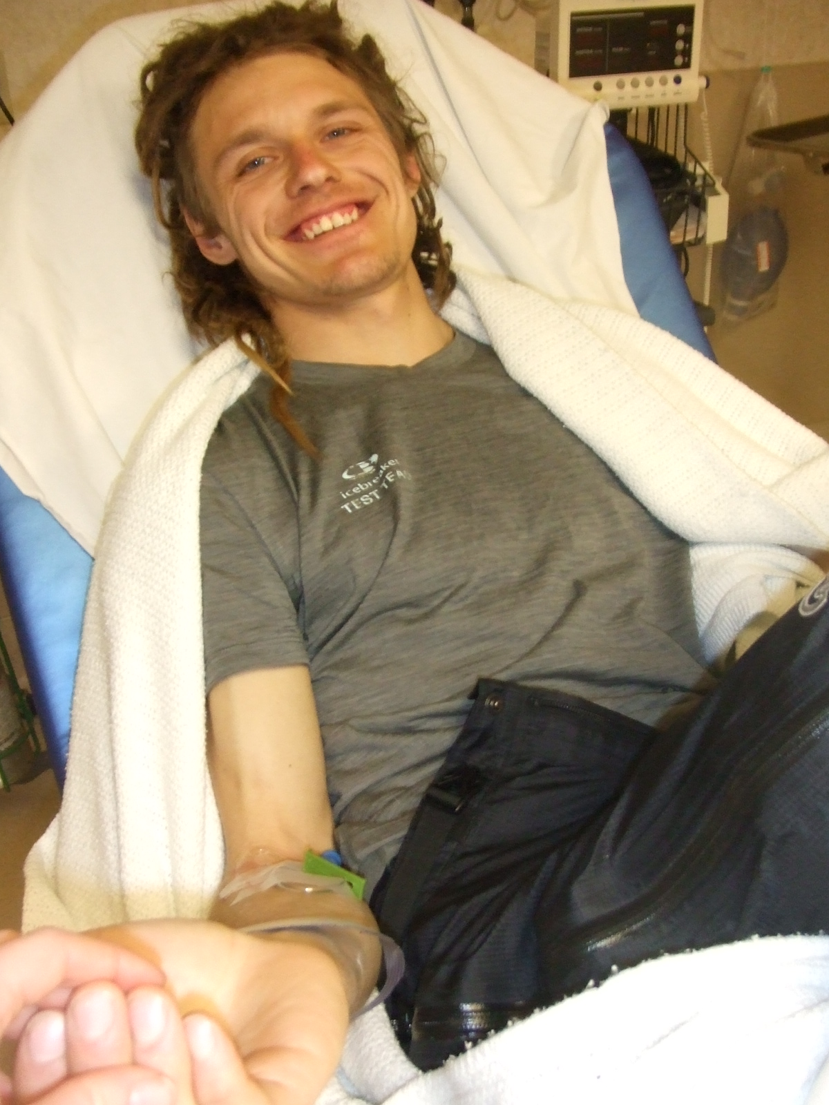 Dislocated shoulder relocated